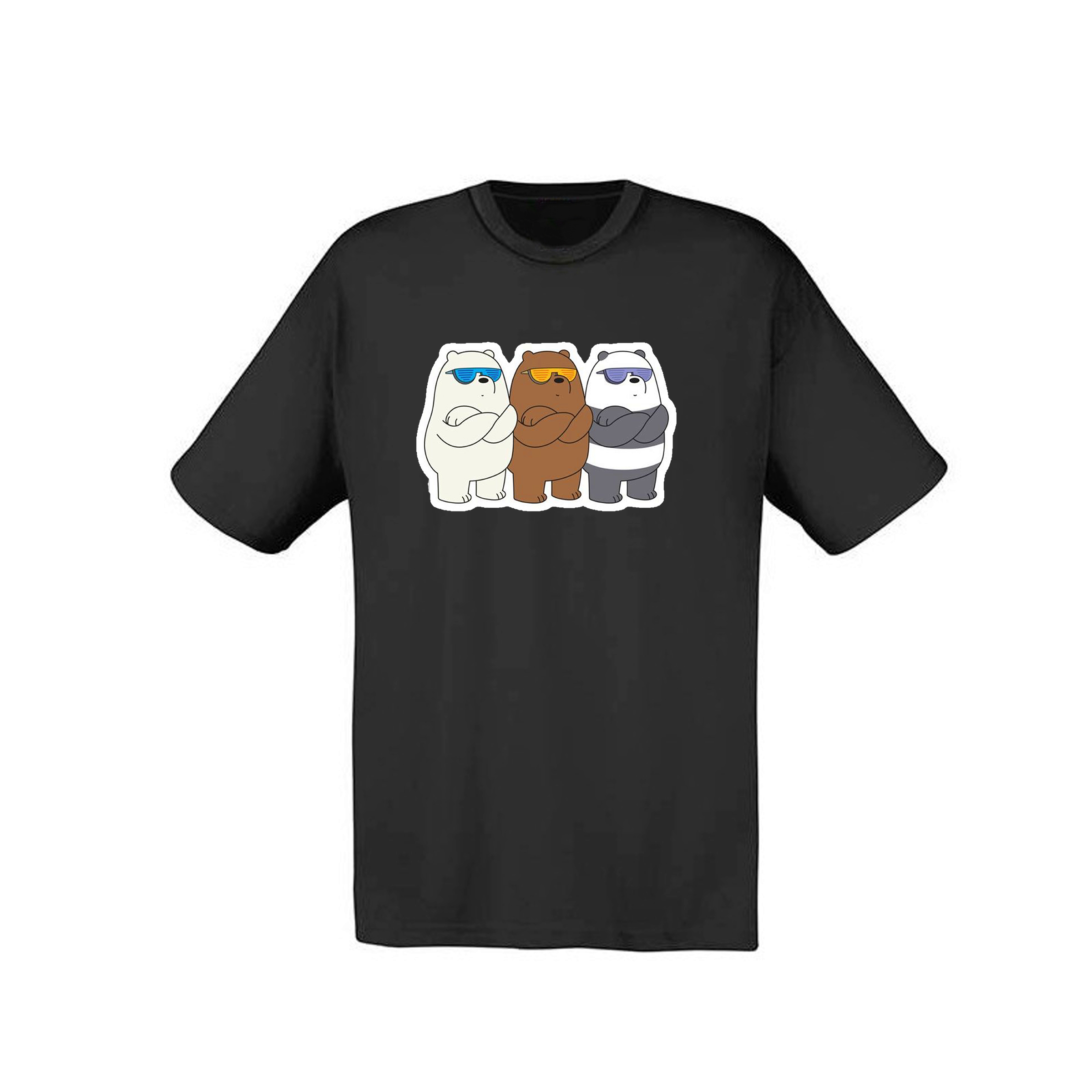 

Футболка мужская ArtSvet Вся правда о медведях (We Bare Bears) Черный 2XL ARTBEER2PART