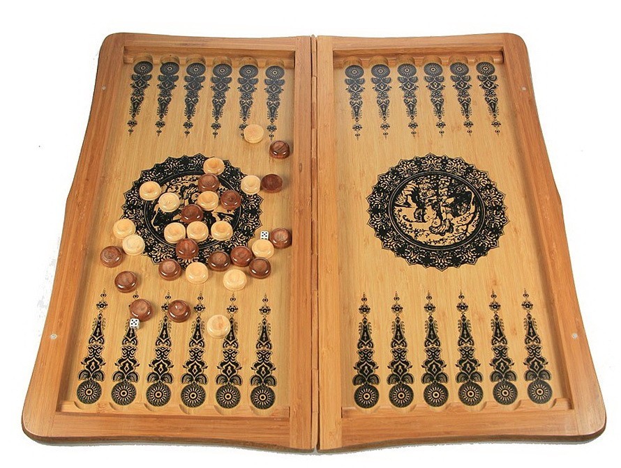 

Настольная игра 2в1 Old Baku шахматы нарды 46 см (В4825)