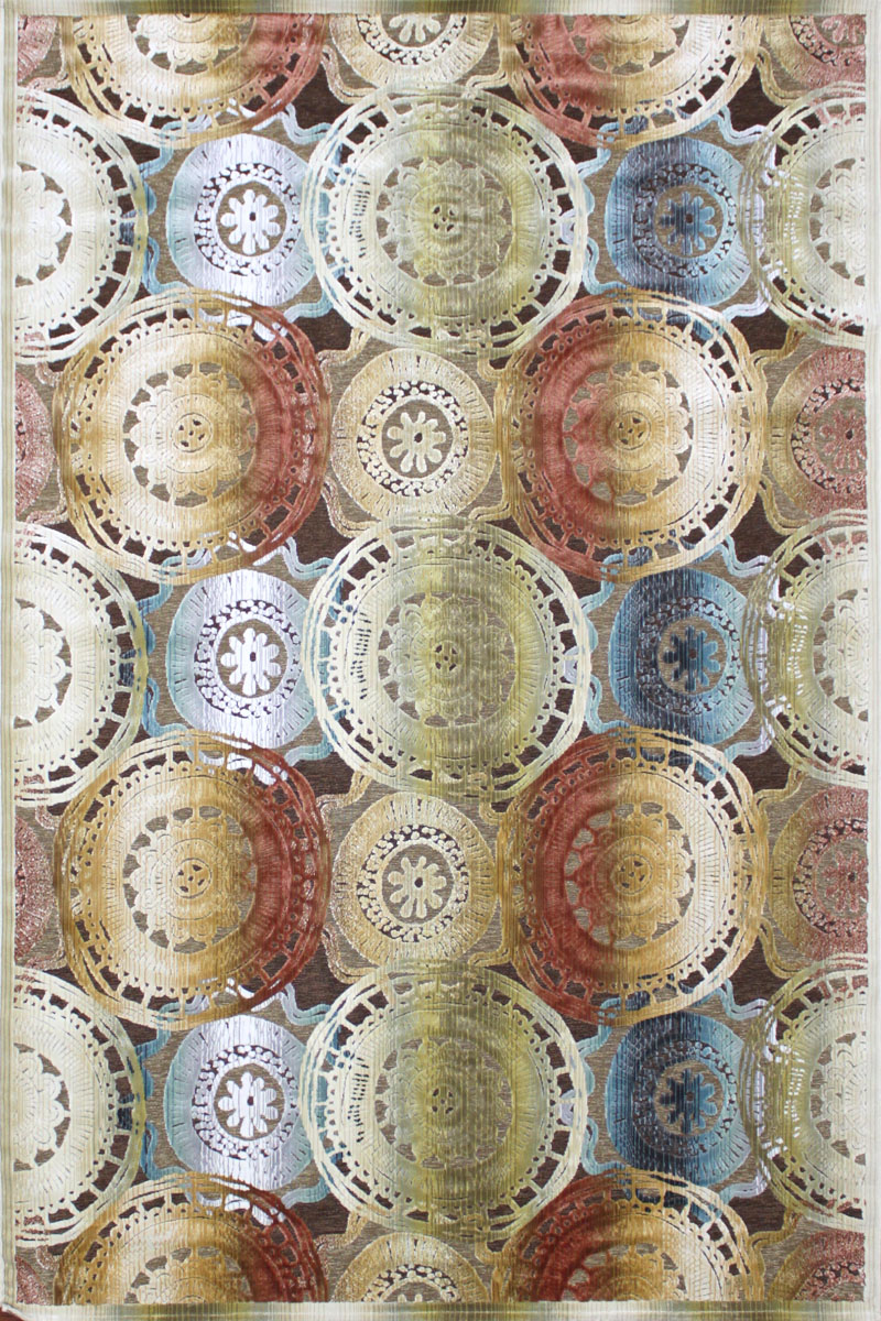 

Ковер современного стиля из вискозы и шенила, машинная работа из Египта 160x235 (26543 Symphony 0325-q16n 160x135)