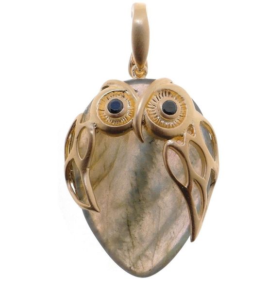 

Позолочена підвіска "Owl"