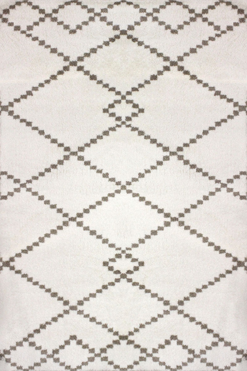 

Ковер современного стиля, машинная работа из Египта 160x235 (21161 Nano Shag 5504/GY6 W8 235x160)
