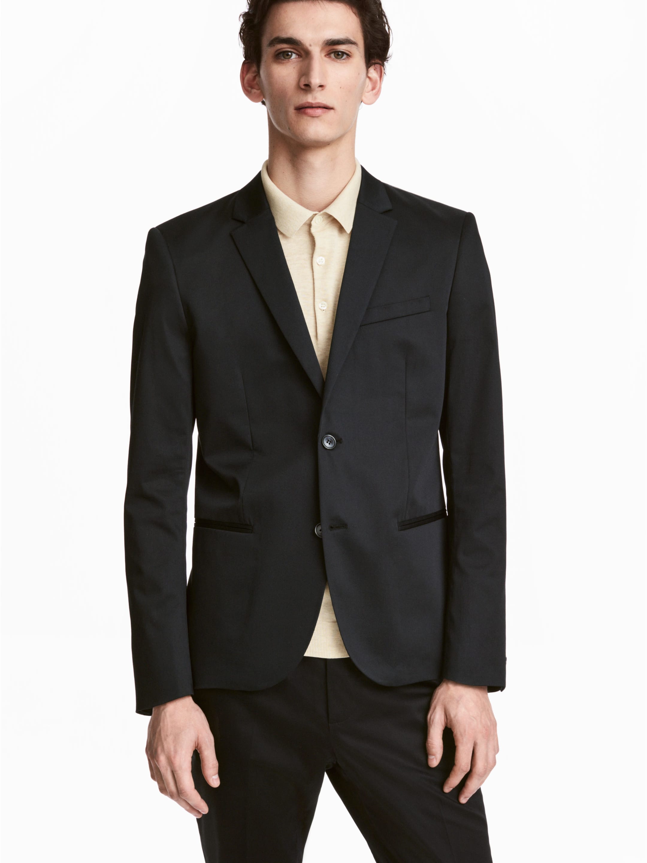 

Пиджак H&M 4444046-AAAD 58 Черный