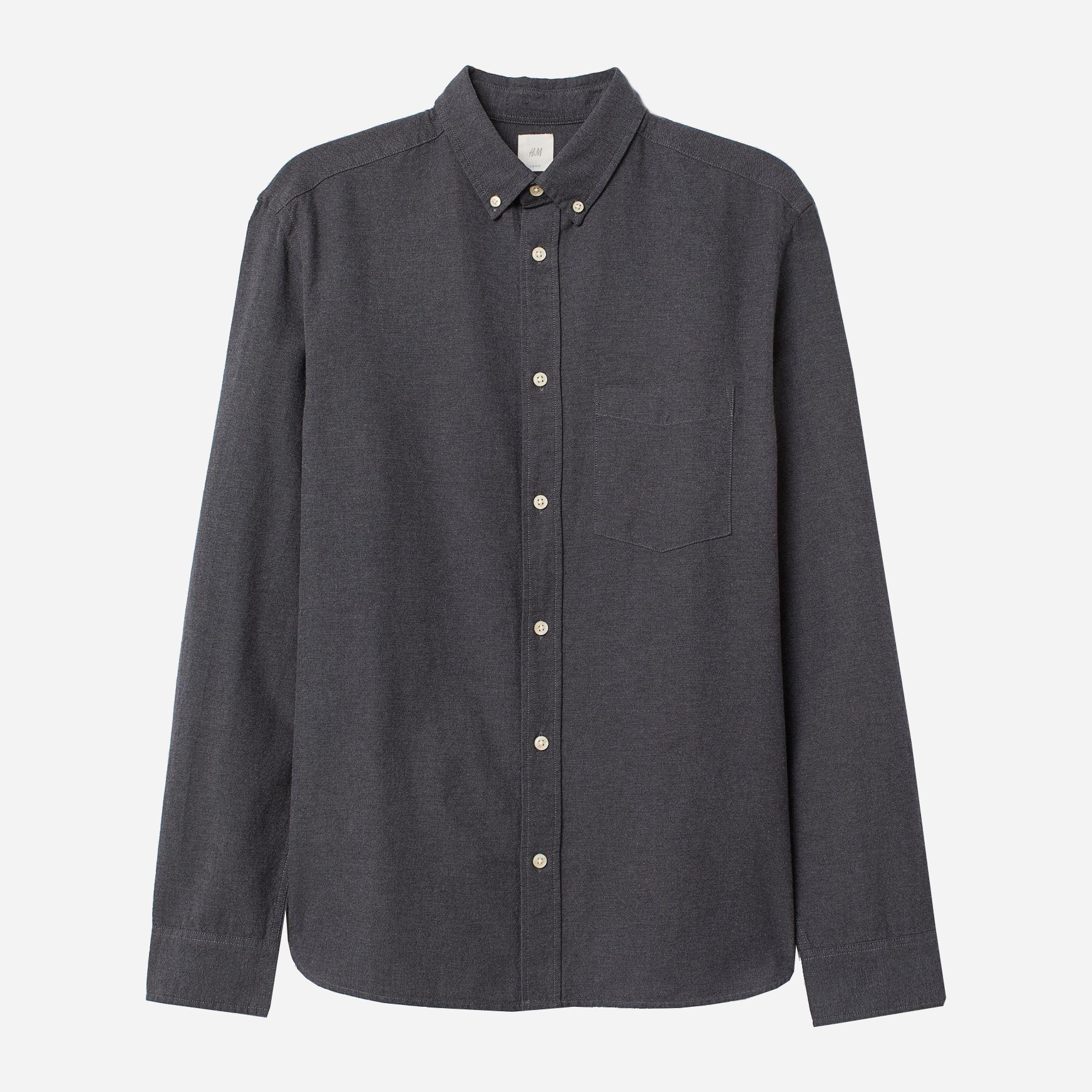 

Рубашка H&M 6340139-ACXW XS Темно-серая
