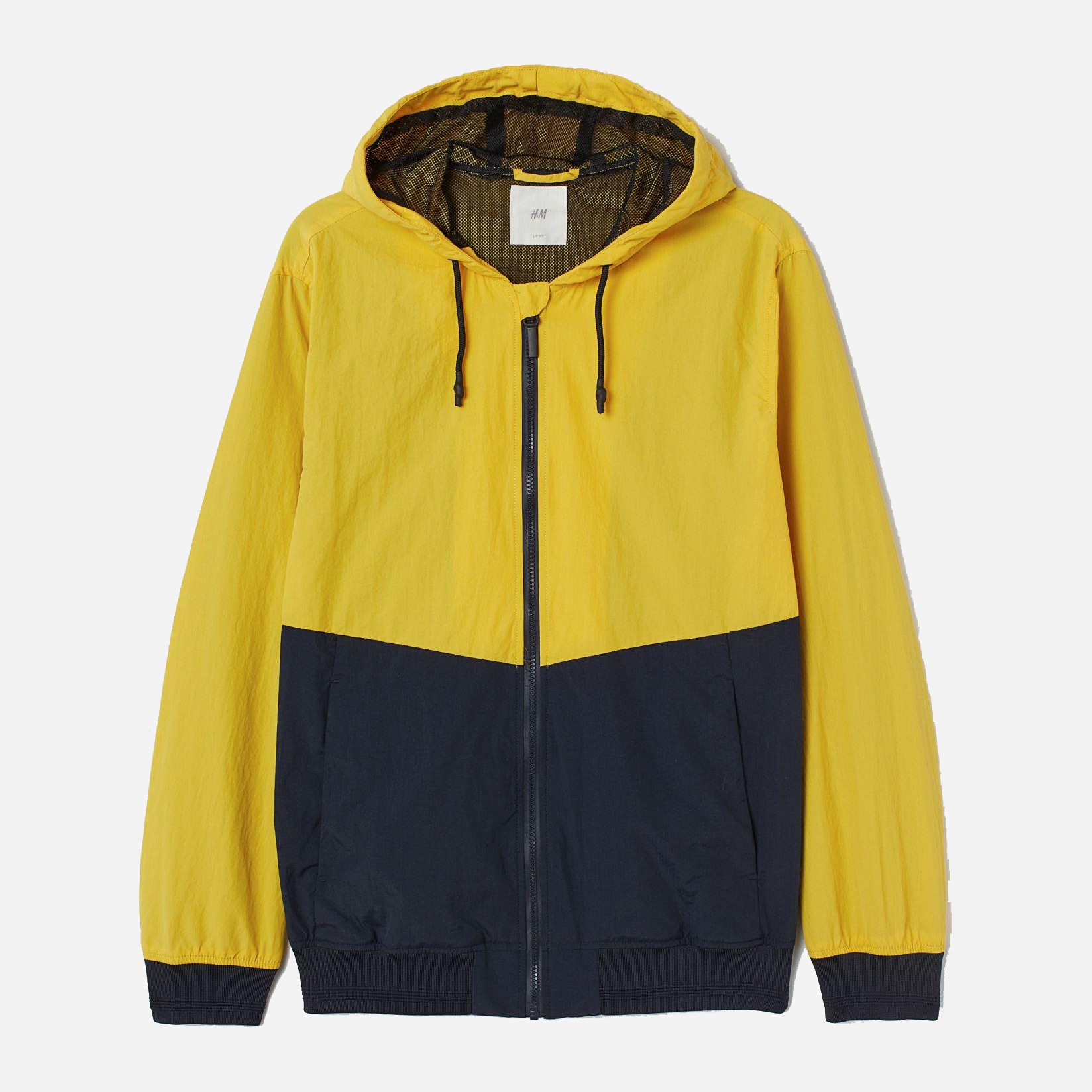 

Ветровка H&M 4771639-AAAL M Желтая с темно-синим