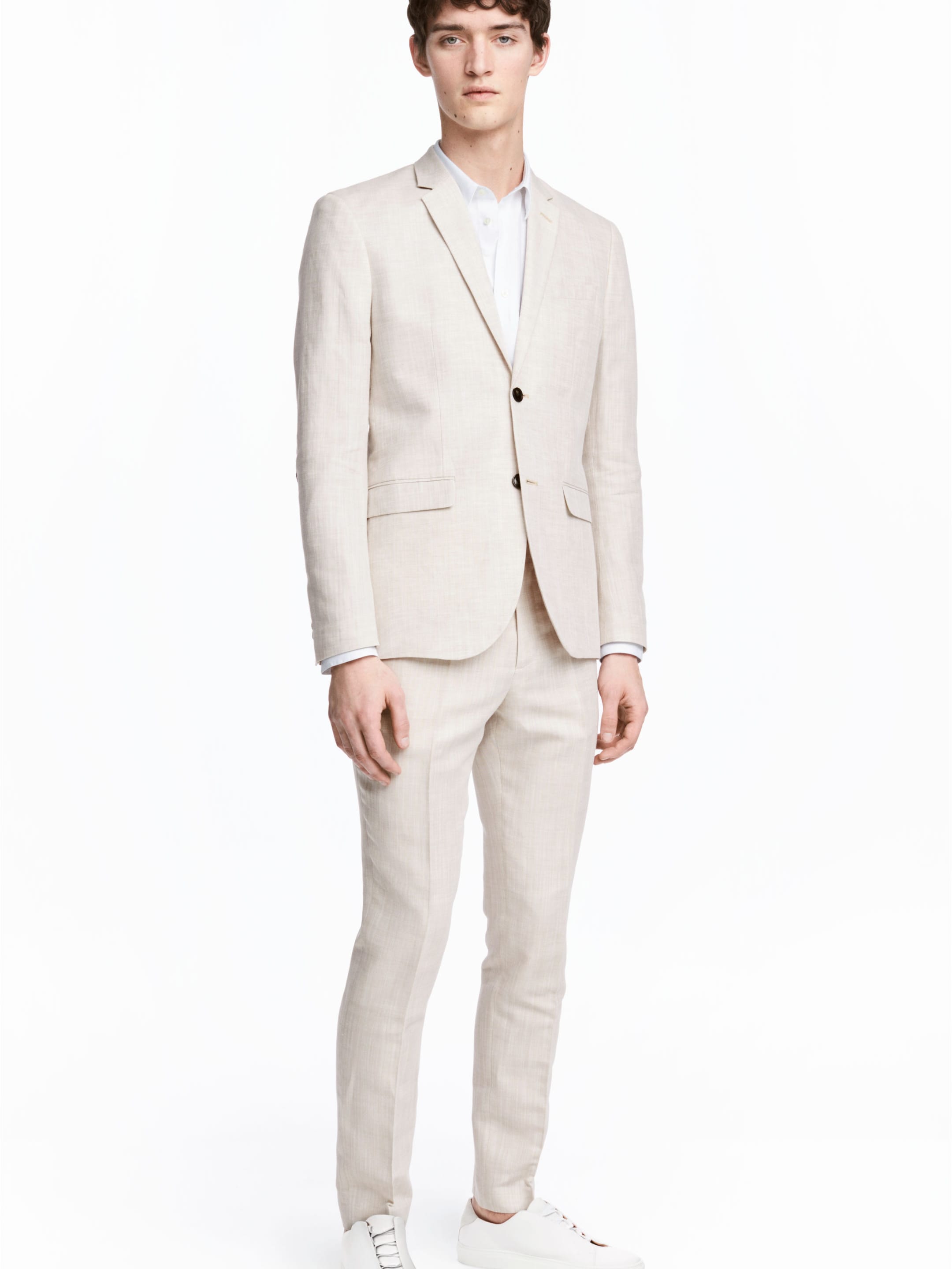 

Пиджак H&M 3430905-ACWJ 50 Светло-бежевый