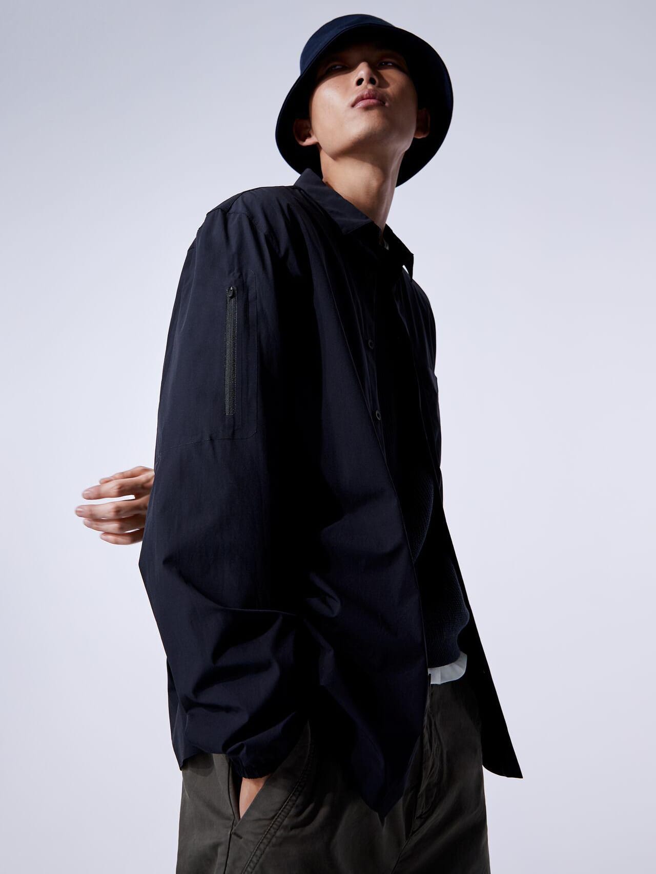 

Рубашка Zara 0397/305/401-AAQJ S Темно-синяя