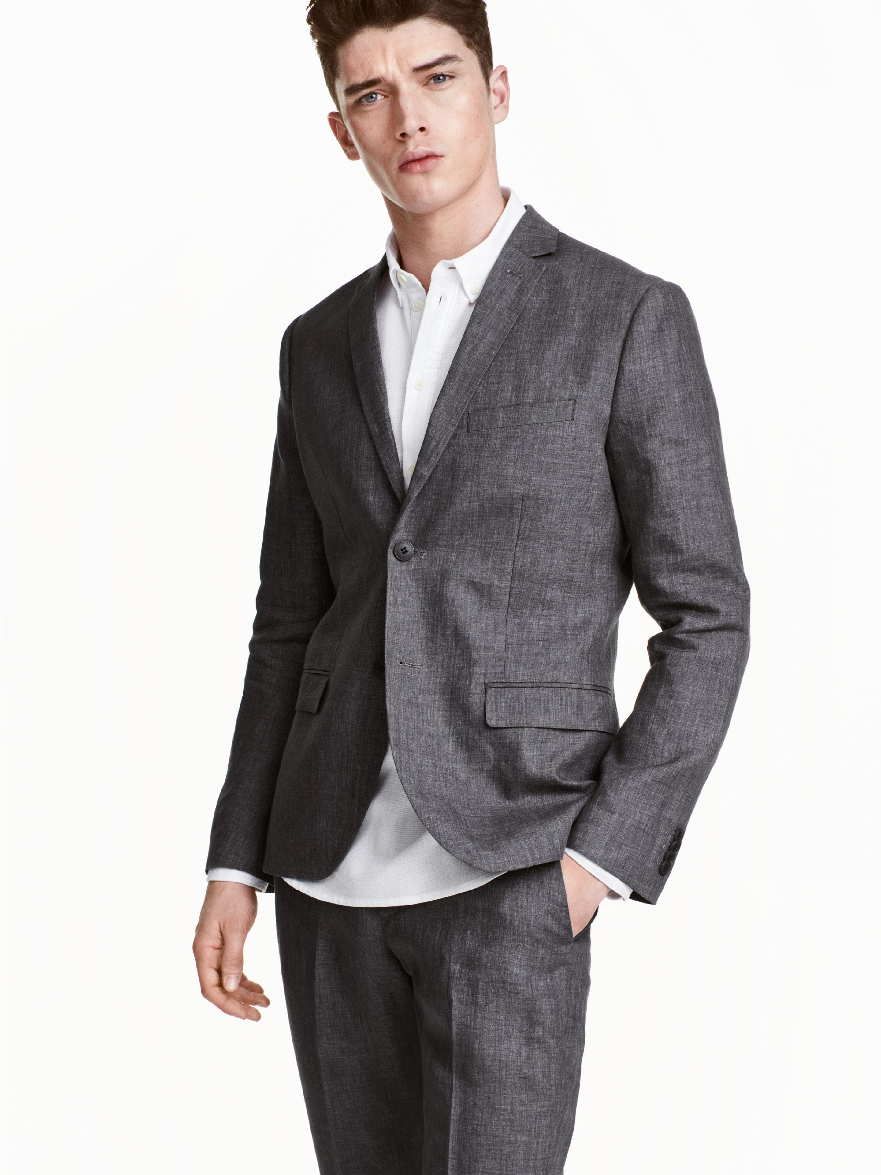 

Пиджак H&M 3412343-ACXW 52 Темно-серый
