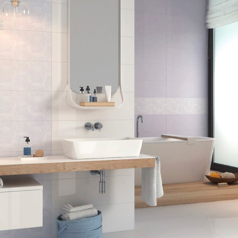 

Декор Opoczno Glamour White Geo белый 240x740 (183302)