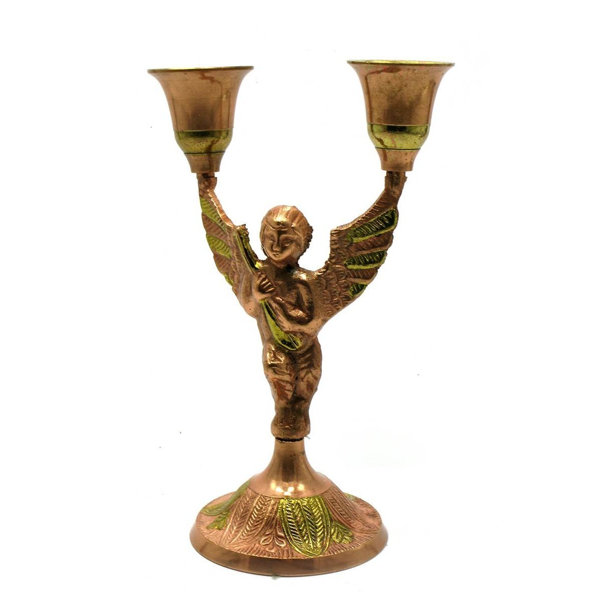 

Подсвечник Angel бронзовый на две свечи 16х10,5х7 см
