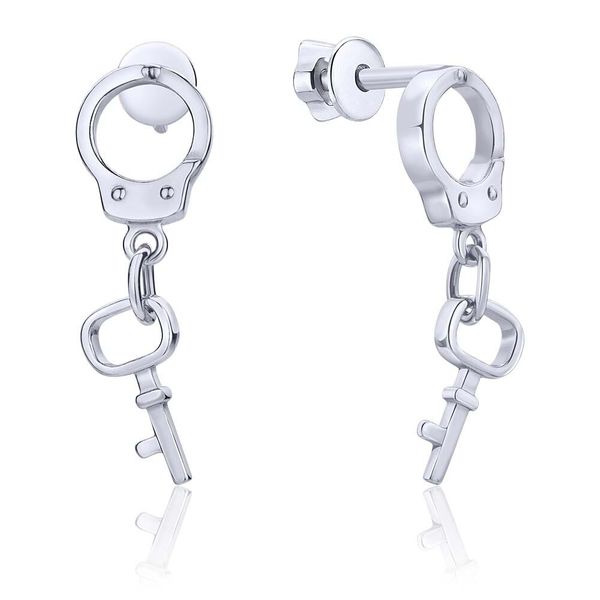 

Срібні сережки "Handcuffs"