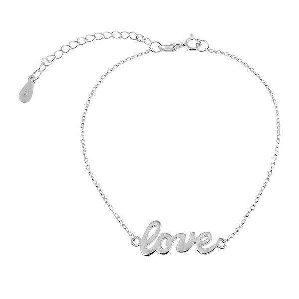 

Срібний браслет "Love" Б2/800