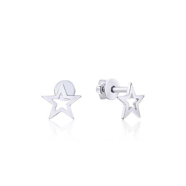 

Срібні сережки цвяшки "Star mini"