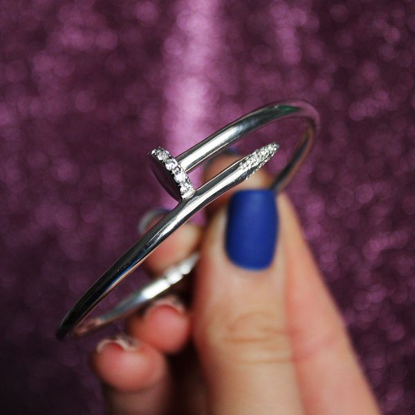 

Срібний браслет "Nail"