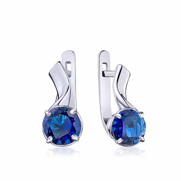 

Срібні сережки "Dream Sapphire"