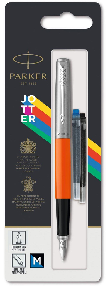 

Ручка перьевая Parker JOTTER 17 Plastic Orange CT FP M Паркер 15 416