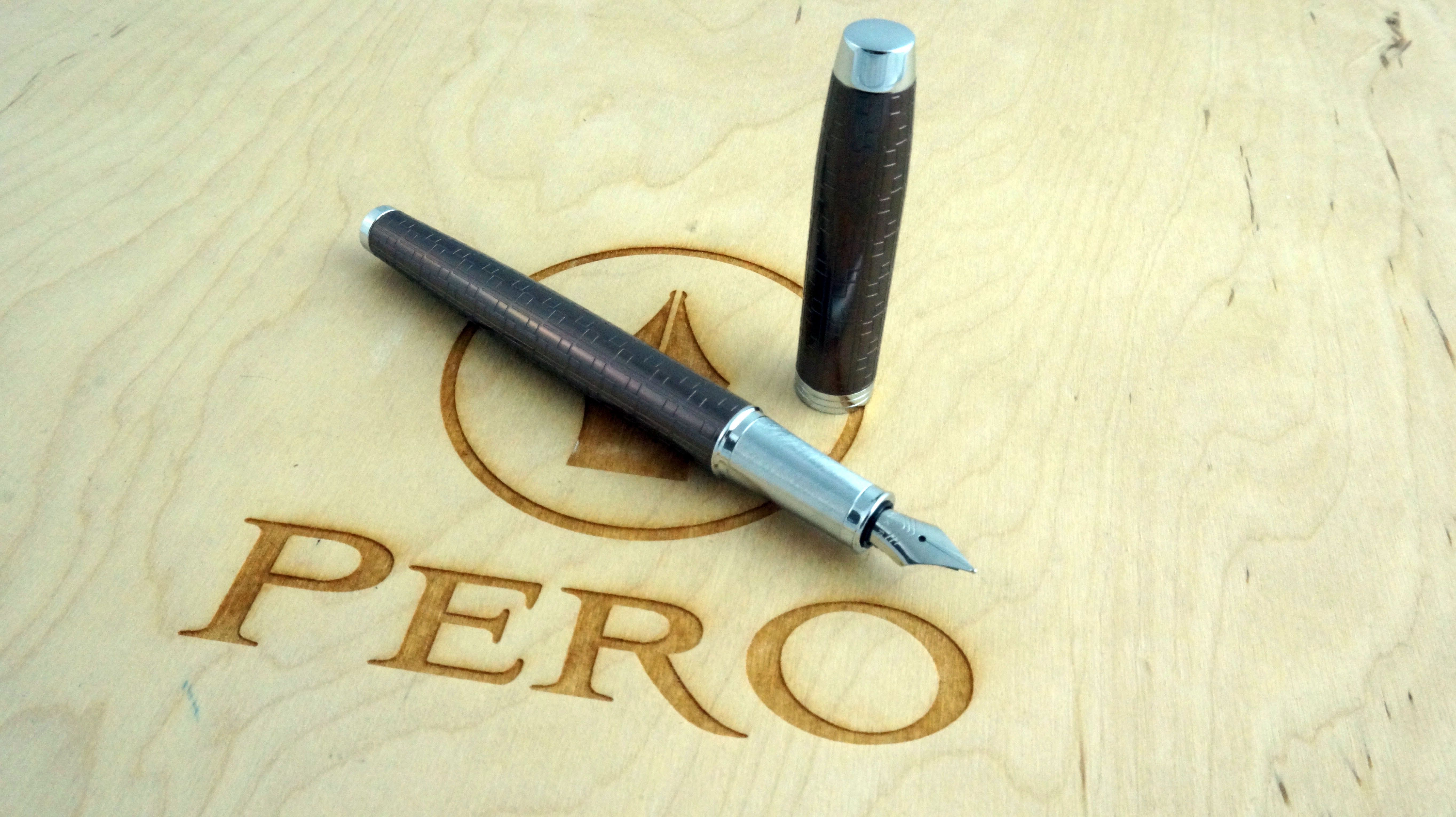

Ручка перьевая Parker IM 17 Premium Brown CT FP F Паркер 24 511