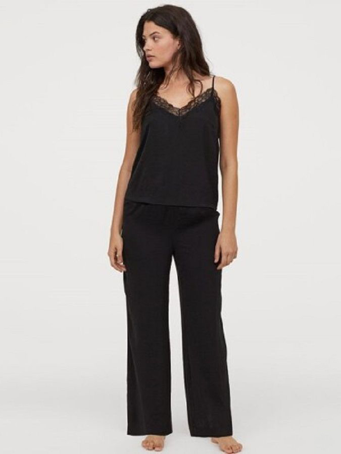 

Пижамные штаны H&M 0786101-0 XL Черные