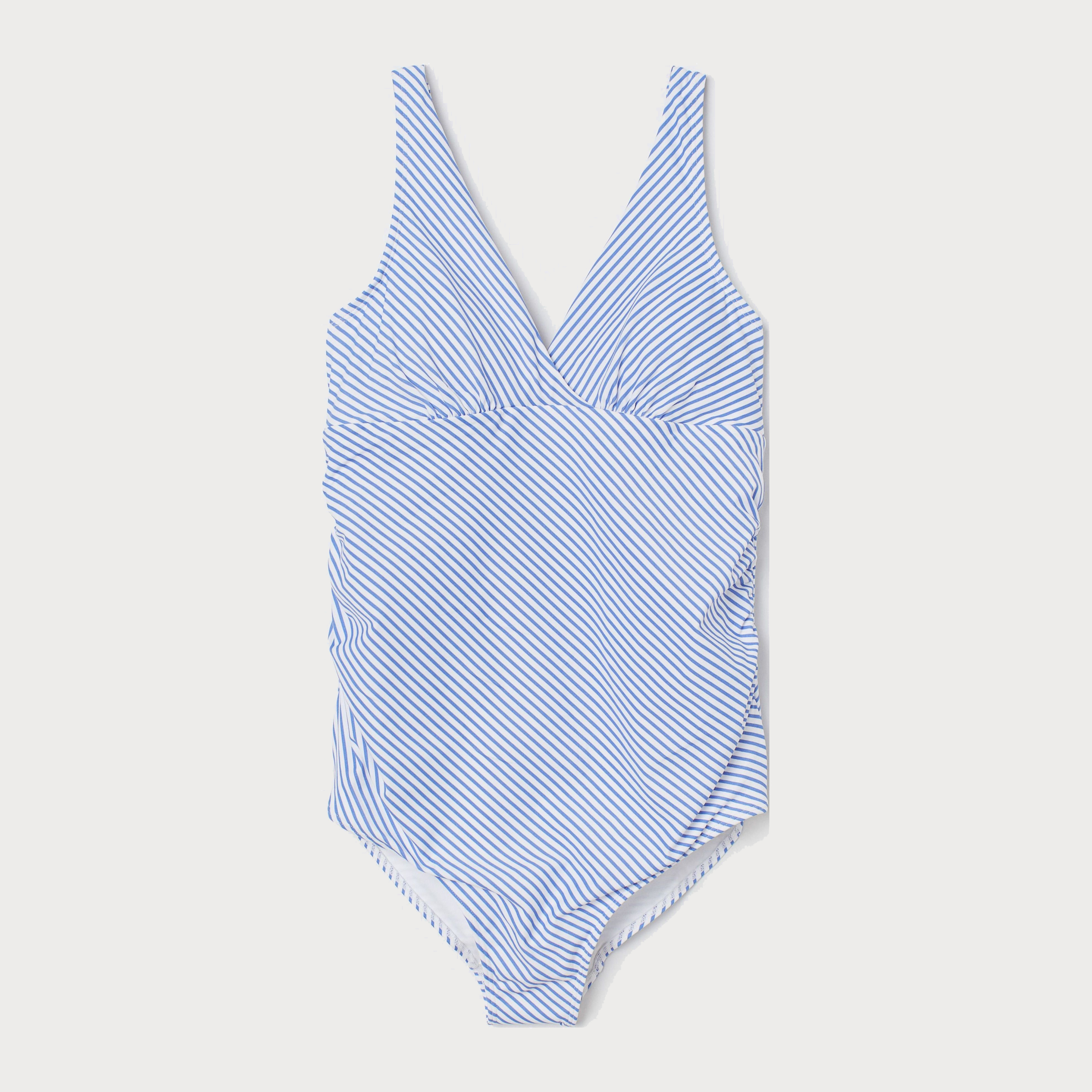 

Купальник слитный женский для беременных H&M 0690513-1 M Голубой
