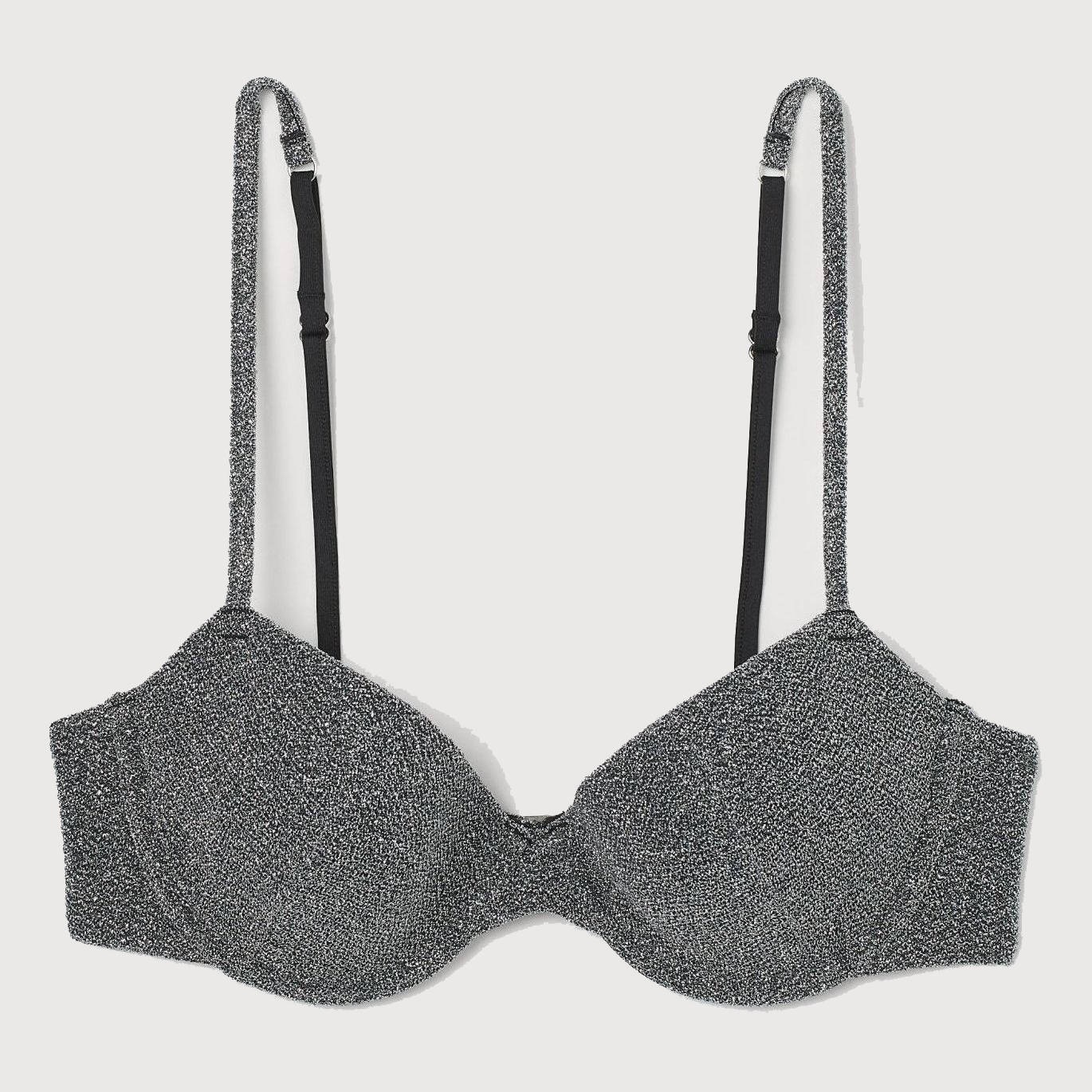 

Верхняя часть купальника H&M 04-0790008-0 75B Серебристая