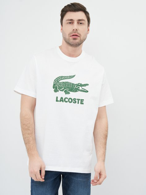 

Футболка Lacoste TH0063-001  (T4) White, Футболка Lacoste TH0063-001 M (T4) White