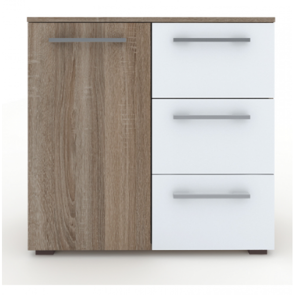 

Комод в спальню из ДСП MARTINA G Blonski Дуб Сонома+Белый