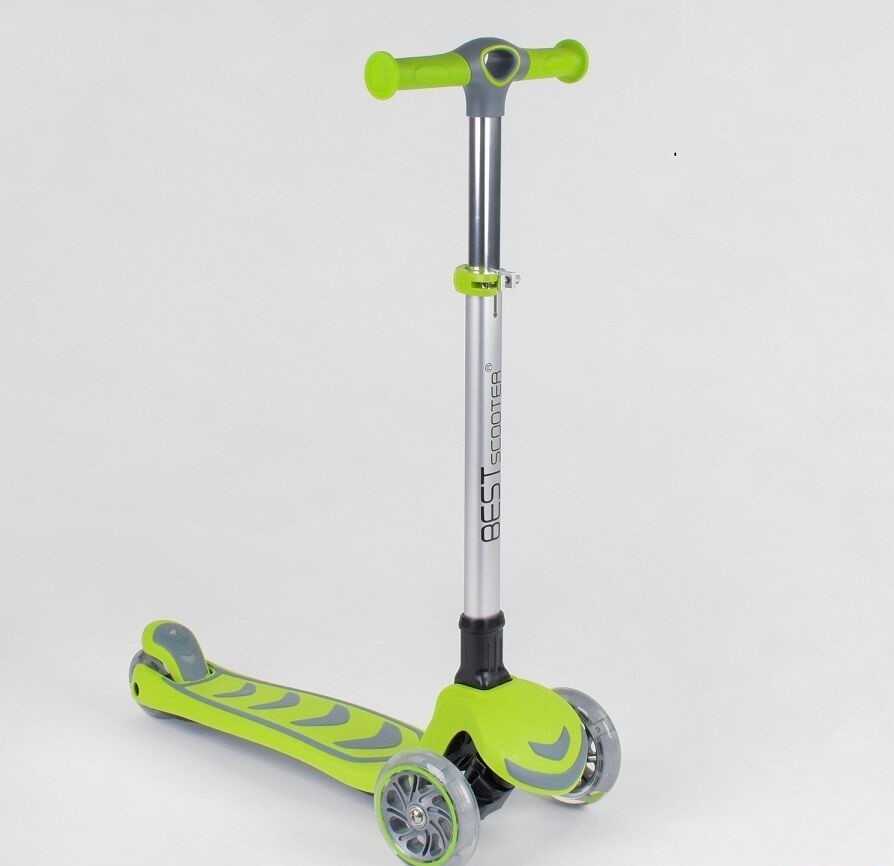 

Самокат трехколесный 46987 Best Scooter, САЛАТОВЫЙ