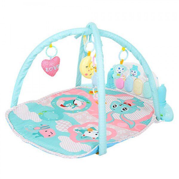 

Детский развивающий коврик A-Toys Lid PIANO FITNESS RACKНЕ Голубой