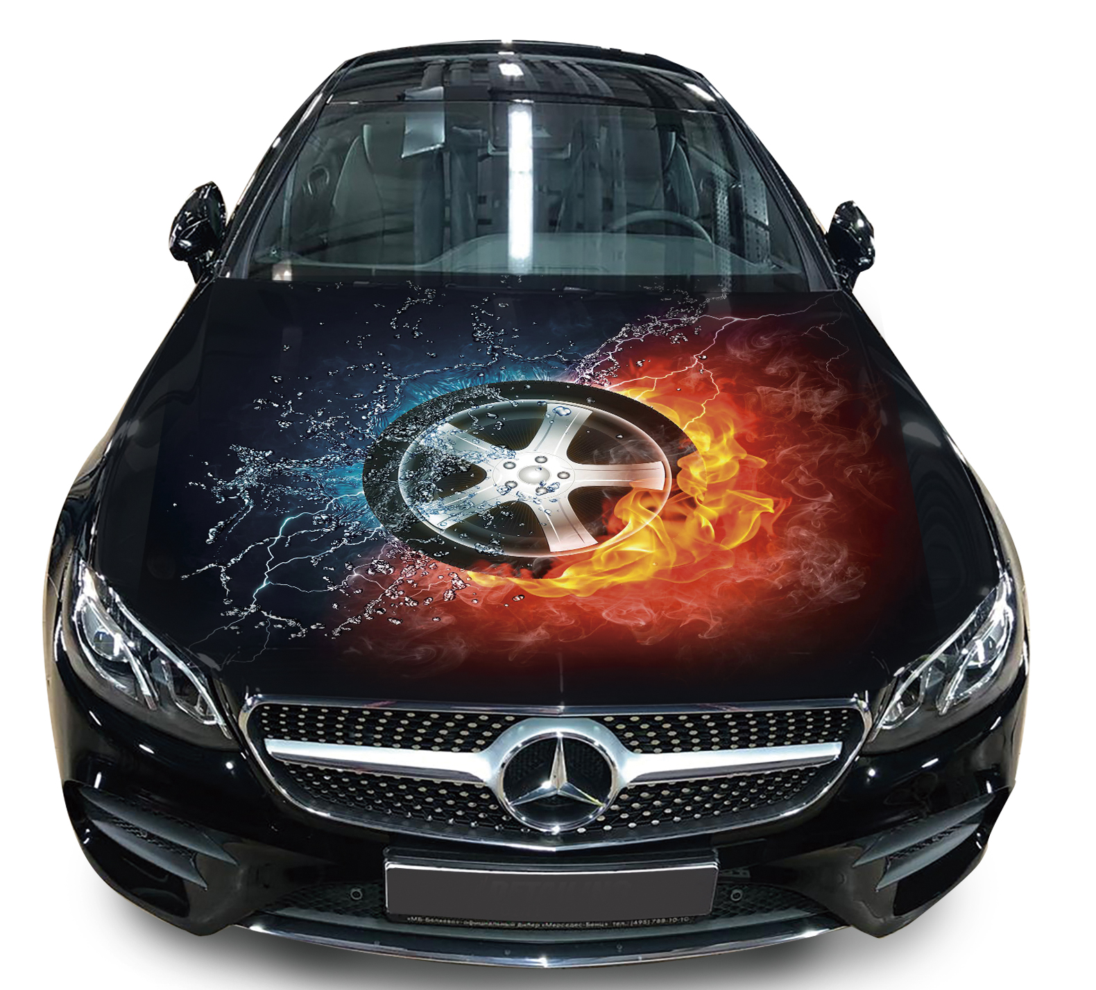 Наклейка на капот авто 3D Design House 066 универсал – фото, отзывы ...