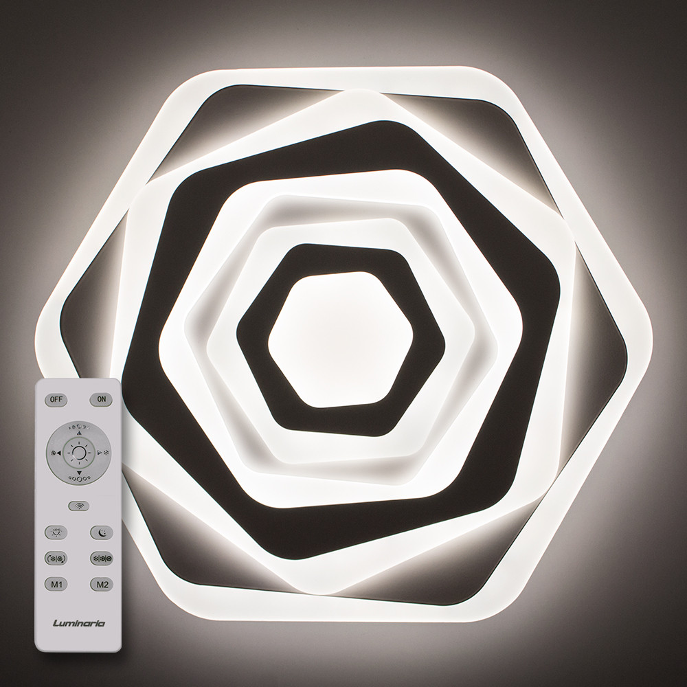 

Потолочный светодиодный светильник с пультом ДУ LUMINARIA GEOMETRIA SOTA 80W ST500 WHITE 220V IP44