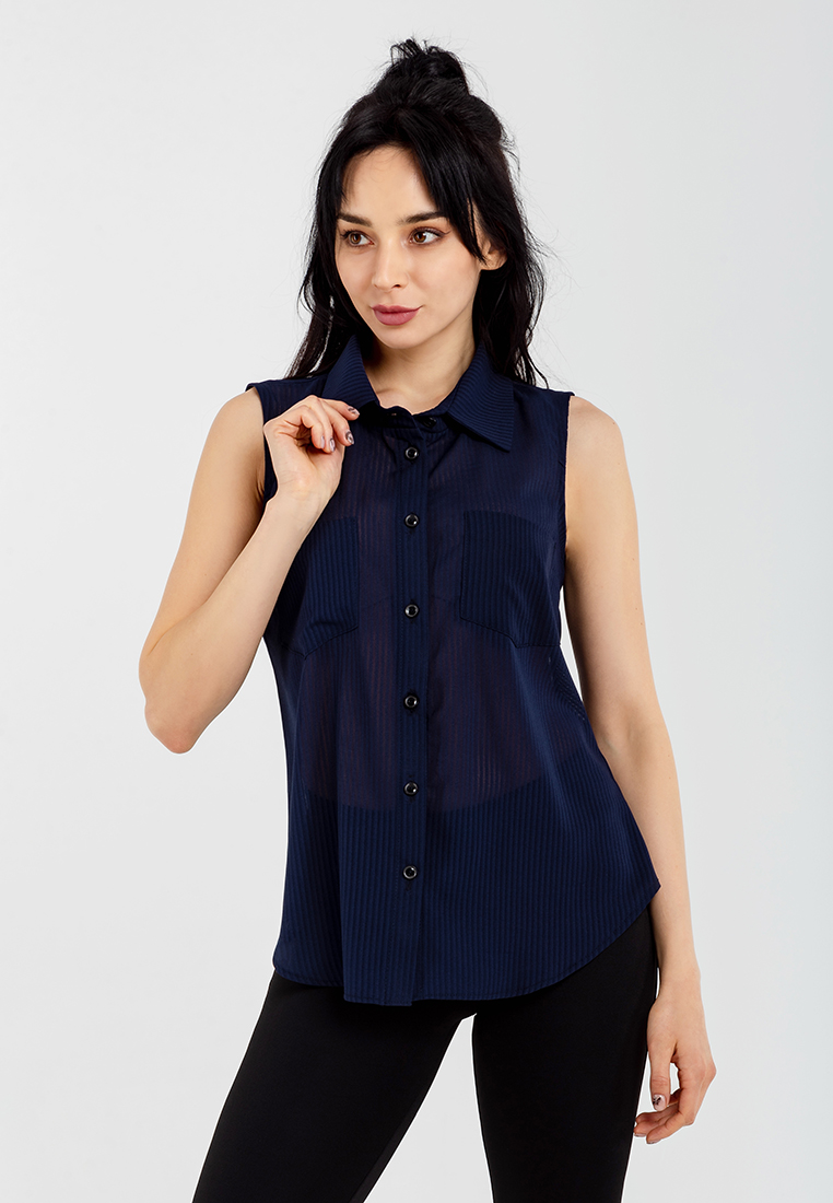 

Блуза женская шифоновая Modniy OAZIS  Синий (90301/2, Блуза женская шифоновая Modniy OAZIS 44 Синий (90301/2 44)