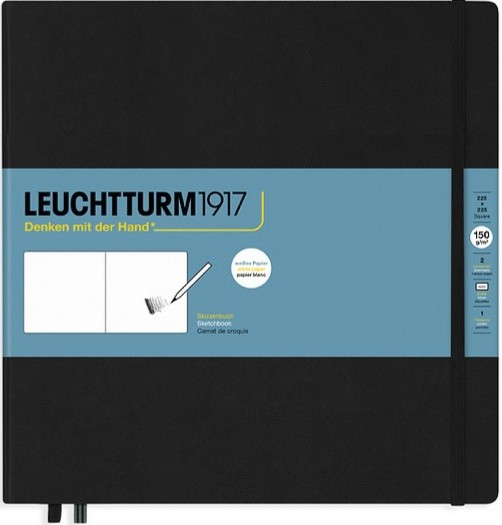

Скетчбук Leuchtturm1917 Square квадратний 22,5 х 22,5 см чорний