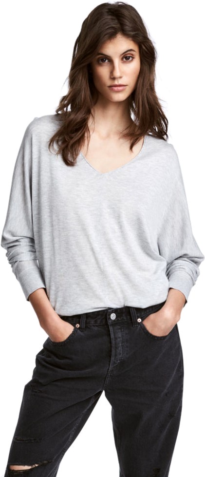 

Пуловер H&M 2hm033000258 S Серый