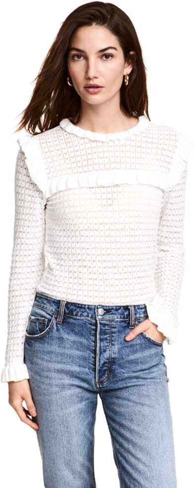 

Блузка H&M 2hm033000372 S Белая