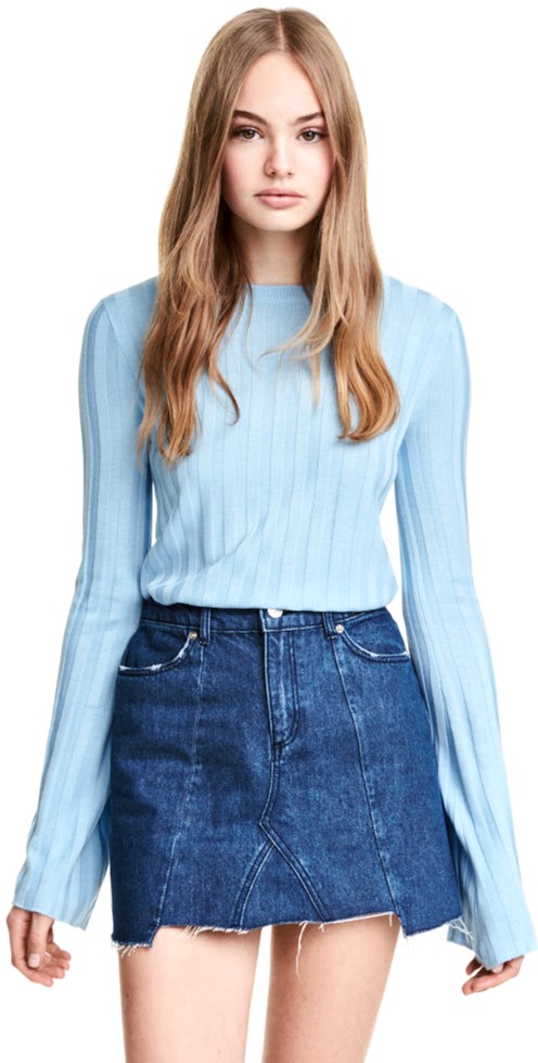 

Джемпер H&M 2hm033000701 S Голубой