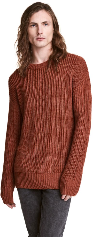 

Джемпер H&M 2hm033000456 L Коричневый