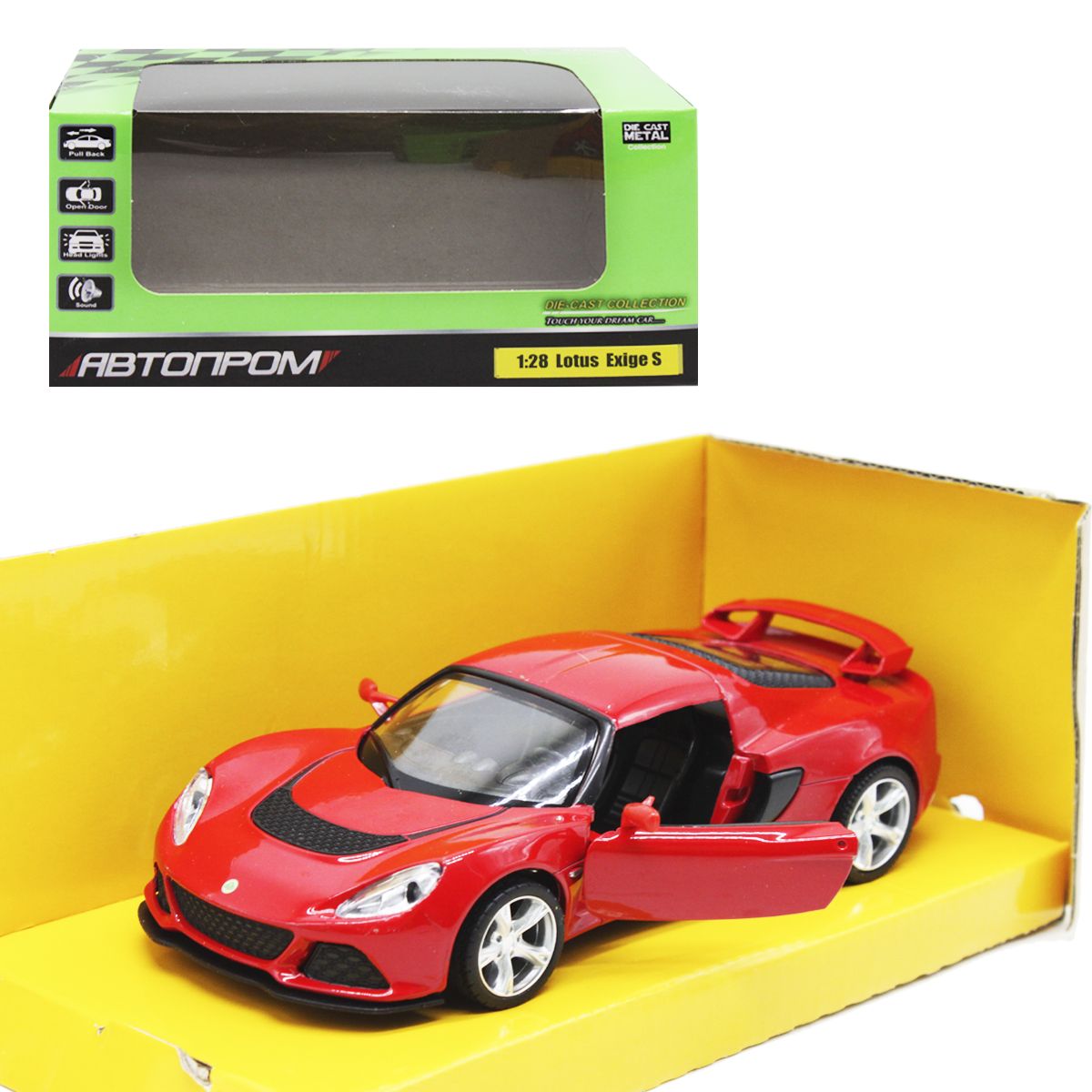 

Машина метал Lotus красная MiC (7847) (160597)