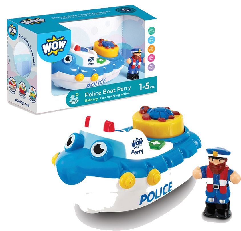 

Игрушка для ванной Wow Toys Полицейская лодка MiC (10347) (160683)