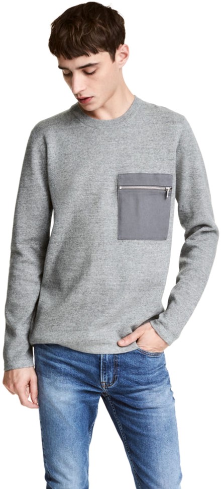

Джемпер H&M 2hm033000478 XS Серый