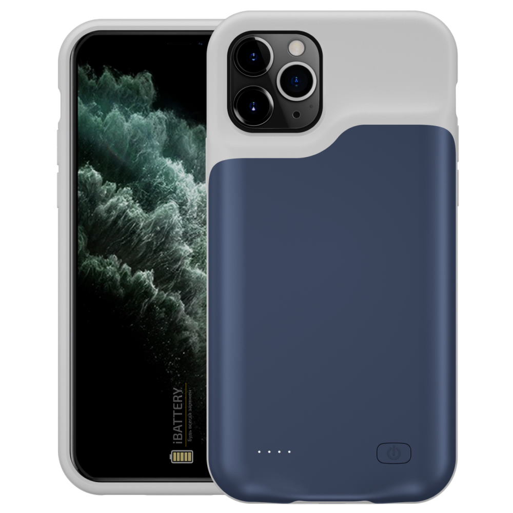 

Чехол powerbank iBattery для iPhone 11 Pro 4200 mAh blue
