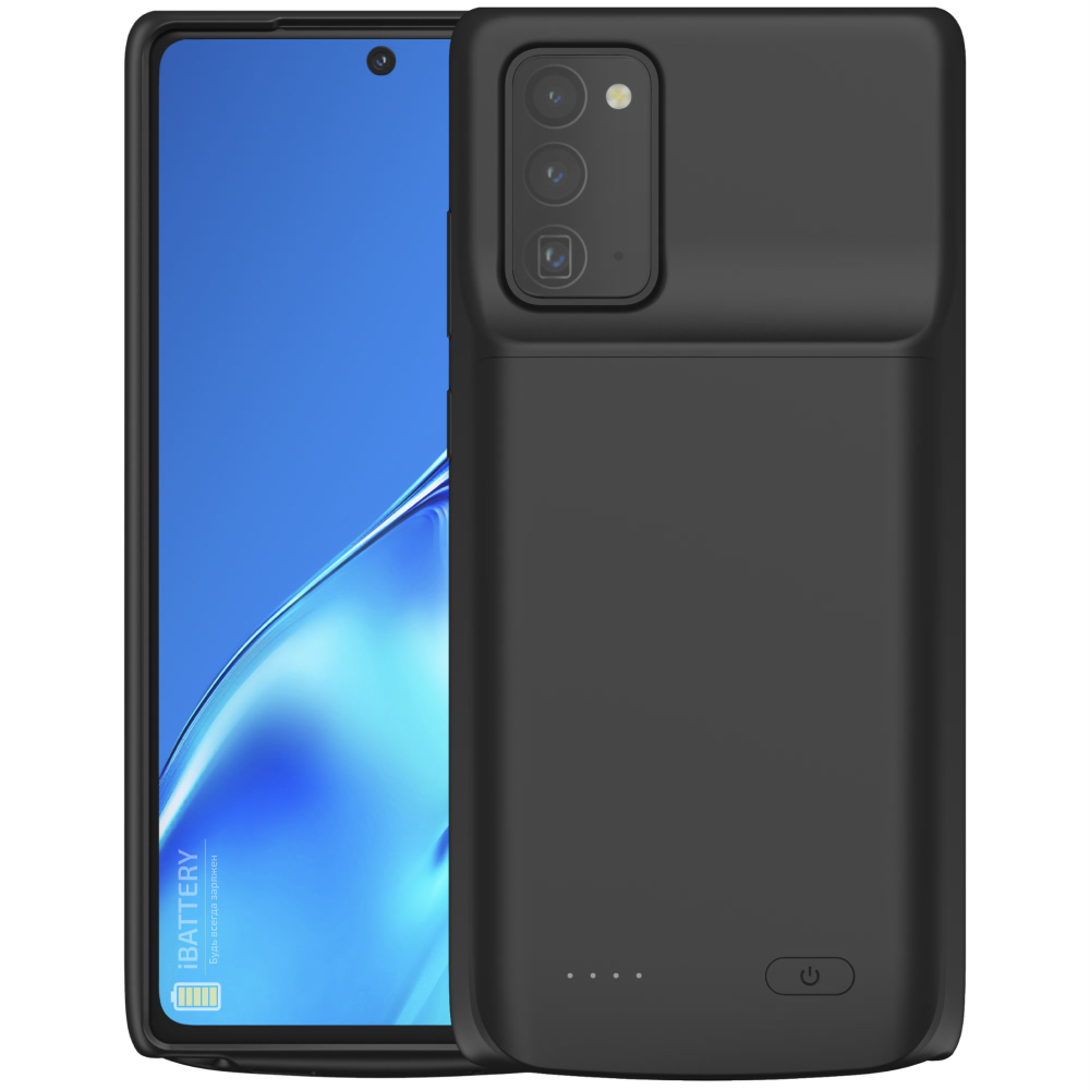 

Чехол батарея iBattery для Samsung Note 20 black 6000 mAh