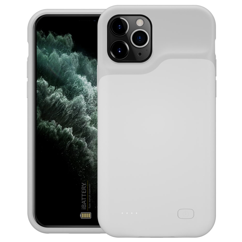 

Чехол powerbank iBattery для iPhone 11 Pro Max 6500 mAh white