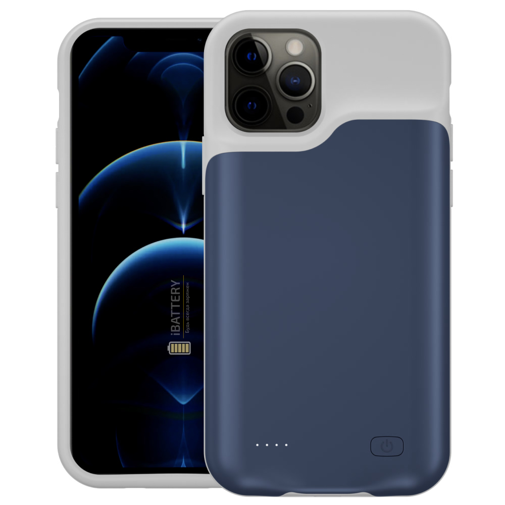 

Чехол powerbank iBattery для iPhone 12 Pro 4000 mAh blue