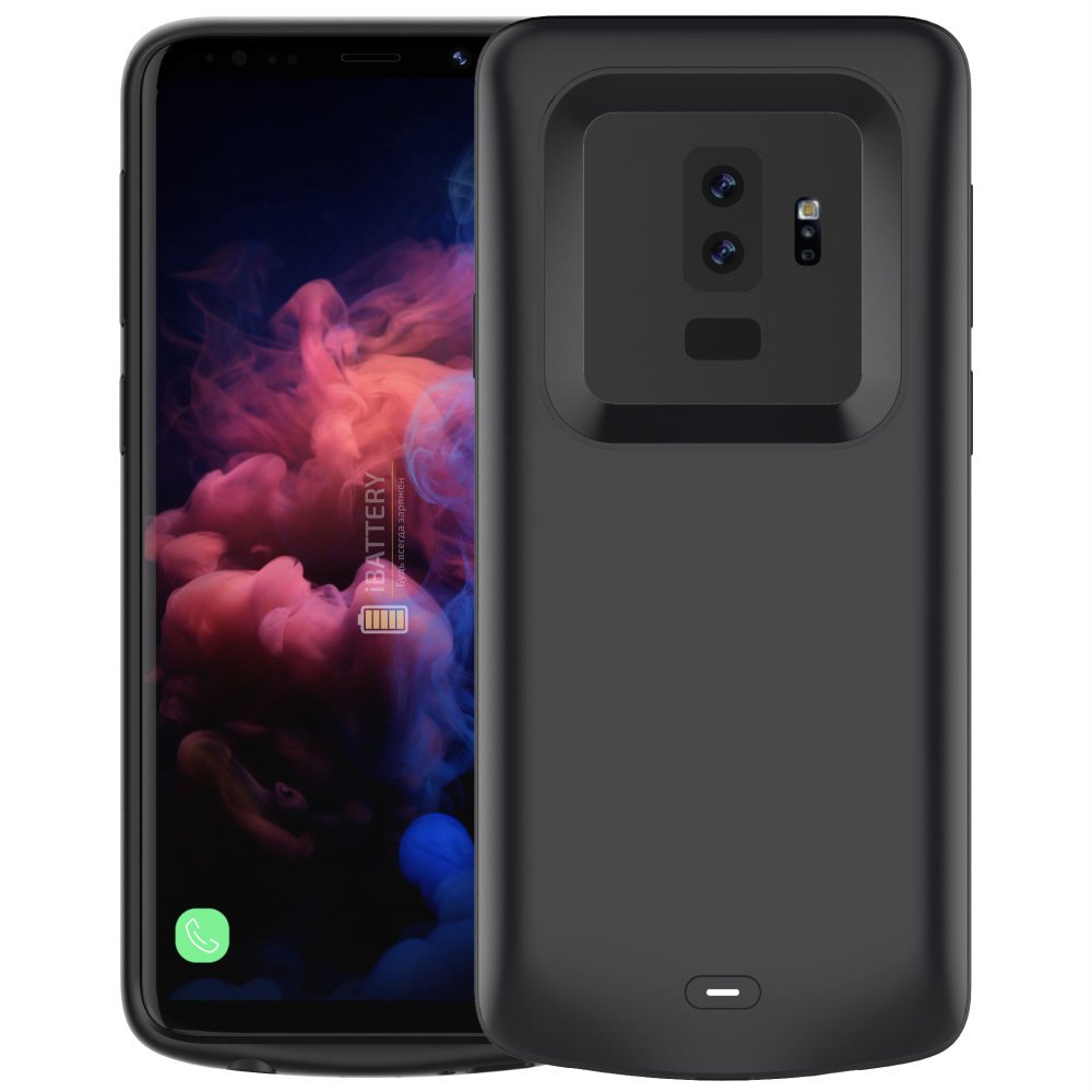 

Чехол аккумулятор iBattery для Samsung S9 Plus 5200 mAh black