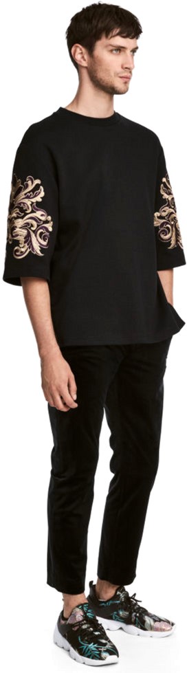 

Брюки H&M 2hm044400342 46 Черные