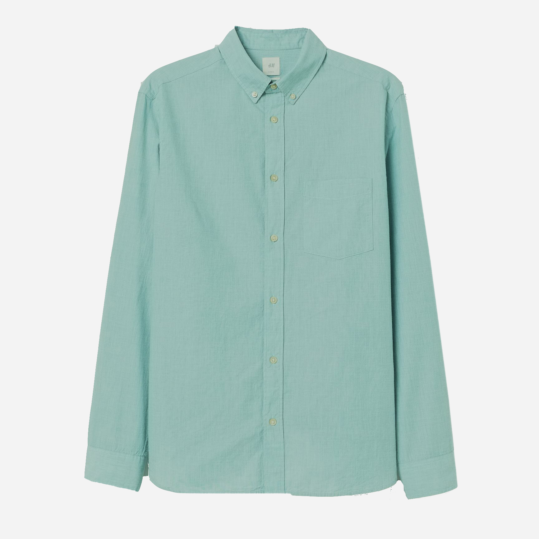 

Рубашка H&M 6865649sm S Светло-бирюзовая