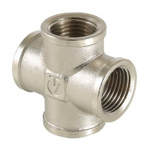 

Крестовина резьбовая Valtec DN 3/4" равносторонняя (НИКЕЛЬ) VTr.760.N.0005