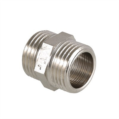 

Ниппель резьбовый Valtec DN 2" латунный никелированный (VTr.582.N.0009)