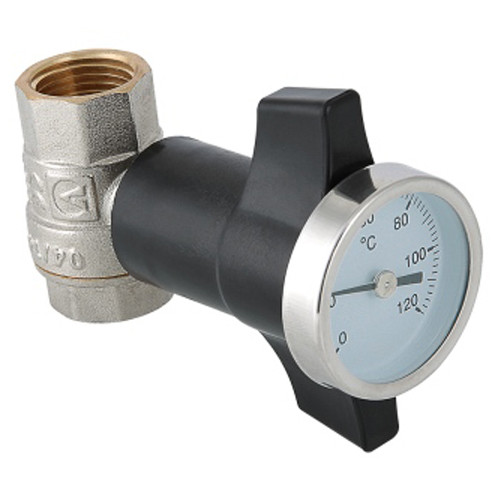 

Кран с термометром Valtec DN 1/2" шаровой латунный (VT.808.N.04)