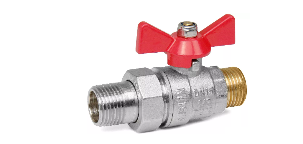 

Кран с полусгоном Valtec BASE DN 3/4" (PN 40) с наружной резьбой (VT.226.N.05)