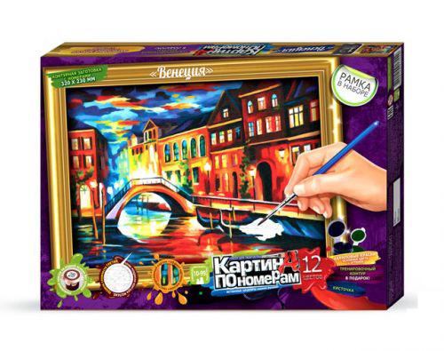 

Картина по номерам Ночной город (320х230 мм) Danko Toys KN-01-09 (TC101286)